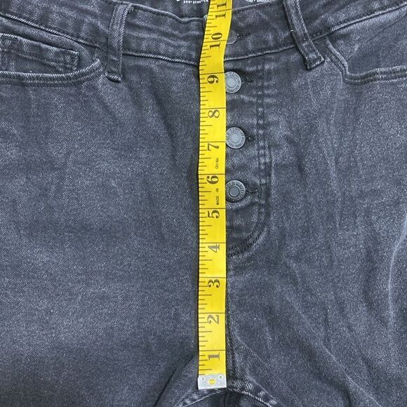 Old Navy Black Skinny Ultra High-Rise Rockstar Super Skinny Jeans Size 6 - Picture 10 of 12